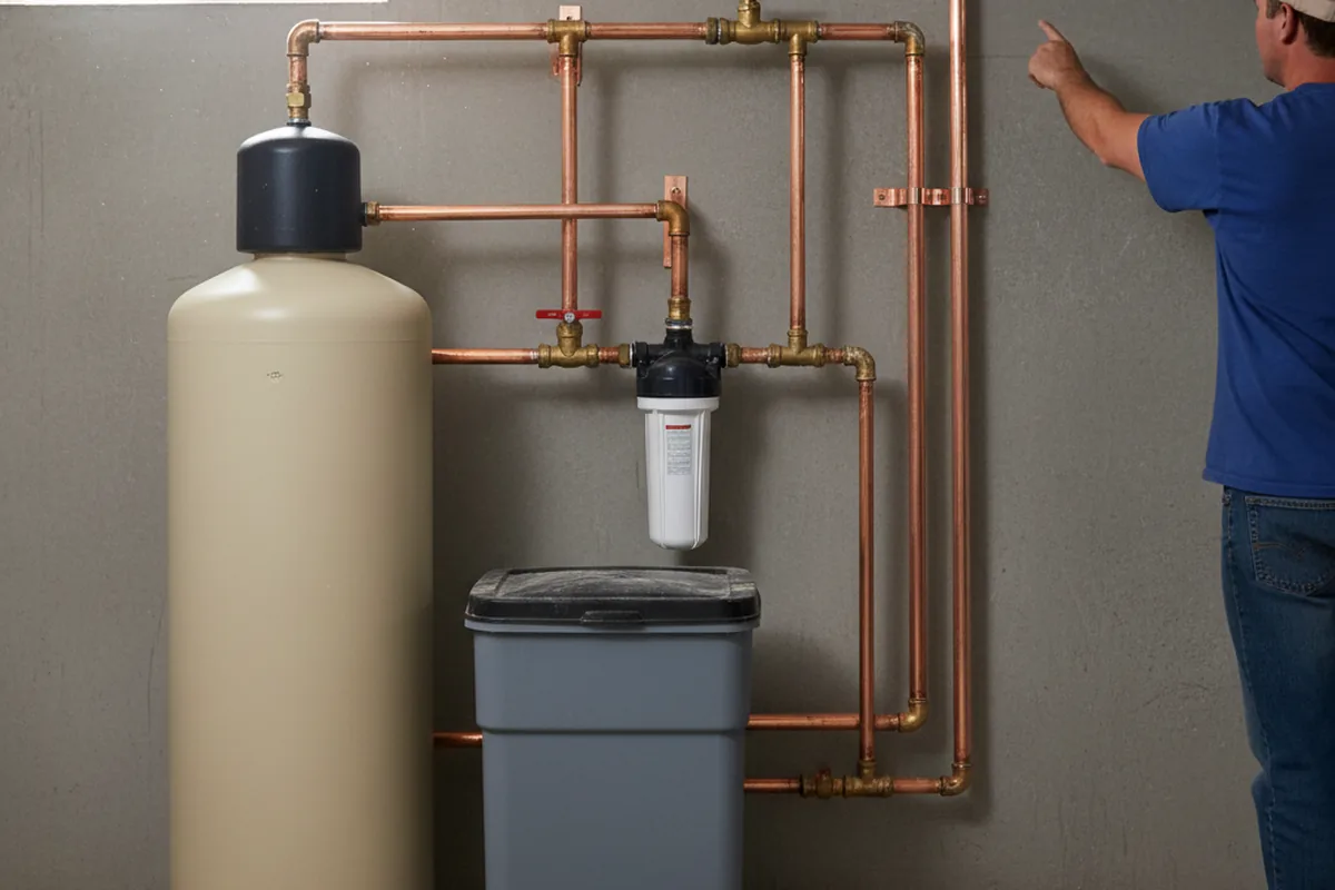 Whole-house water treatment system installed in Baltic